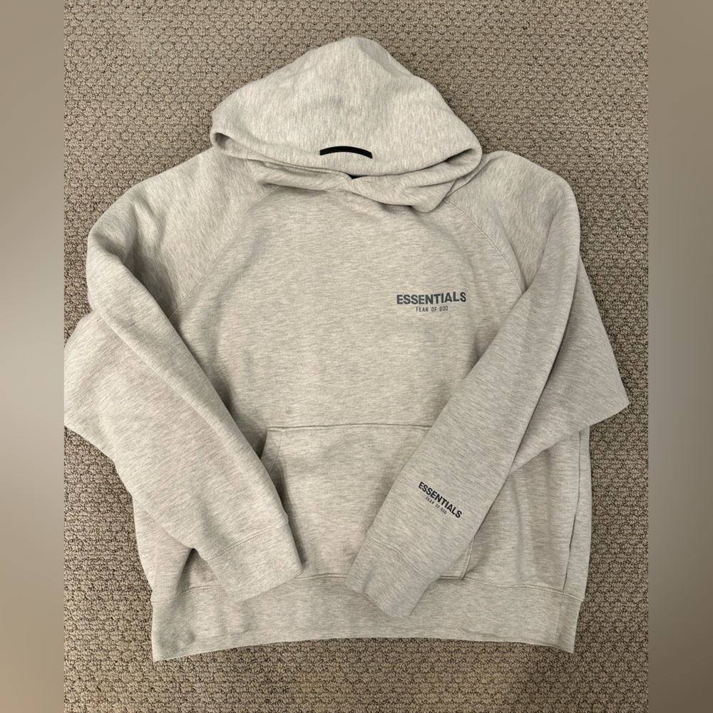 Mens FEAR OF GOD ESSENTIALS hoodie size Large